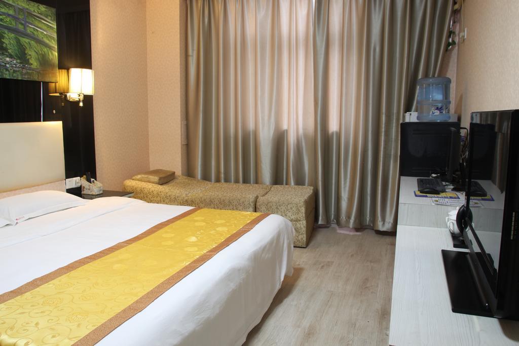 Super 8 Hotel Beijing Shijingshan Jiujiuyuan Eksteriør billede